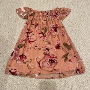 Off the Shoulder Mini Dress